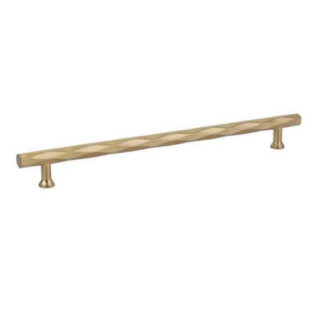 Patioplus 10 in. Center to Center Tribeca Cabinet Pull, Satin Brass PA3236090